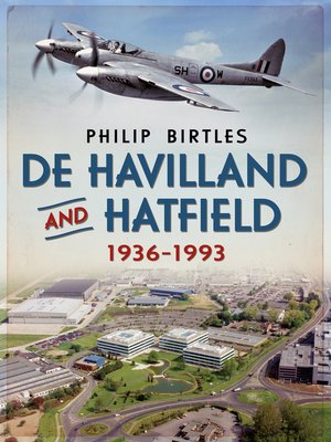 cover image of De Havilland and Hatfield 1936-1993